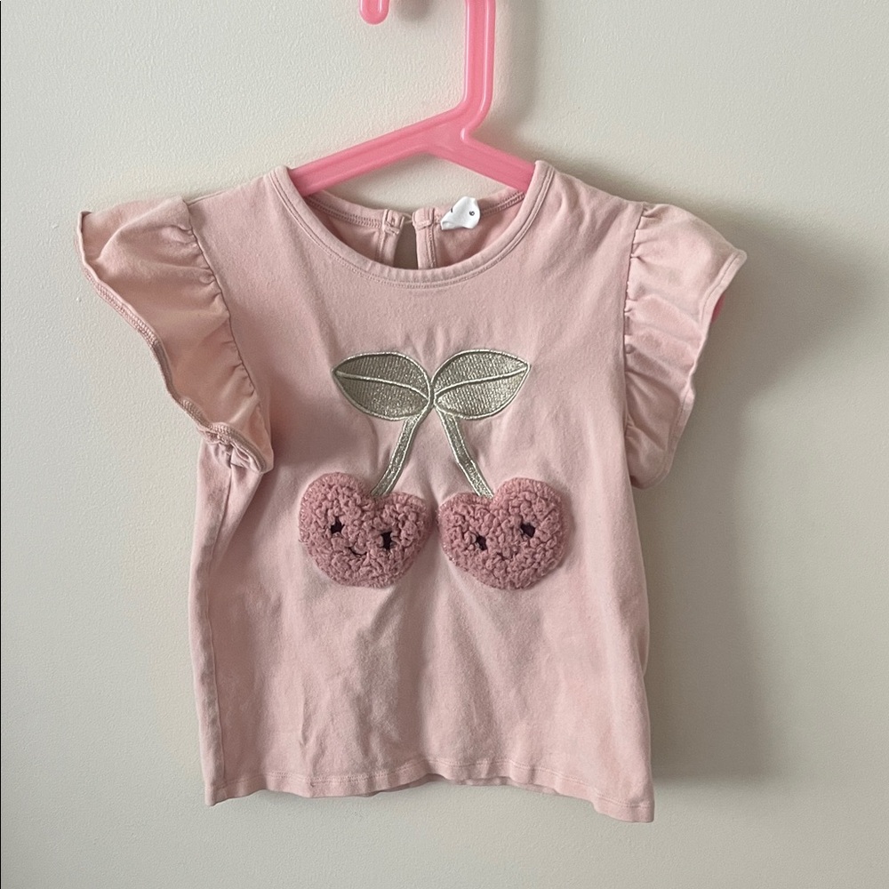 HUXBaby Pink Cherry Kids Top